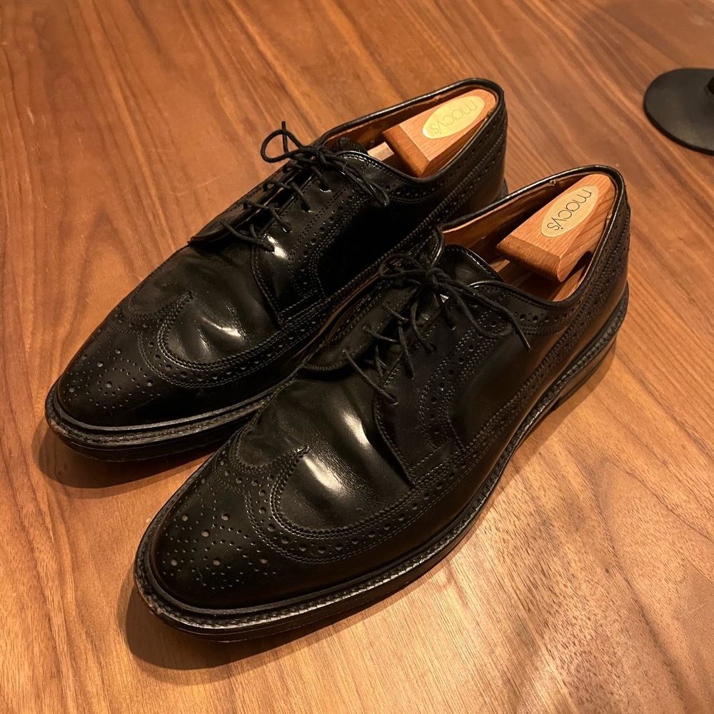 Allen Edmonds Black Leather Oxfords